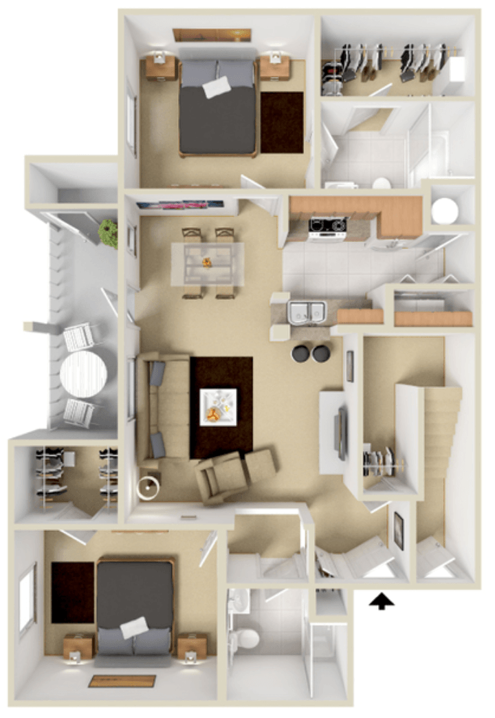 B - Sonoma floor plan
