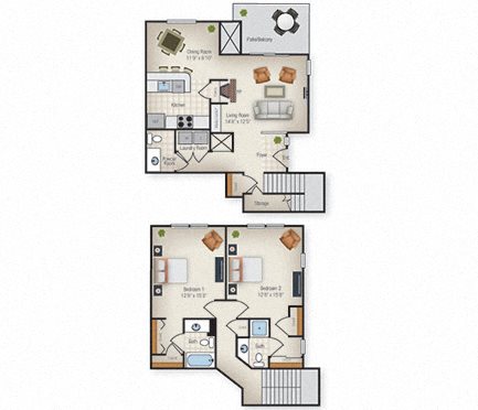 The Point Vedra floor plan