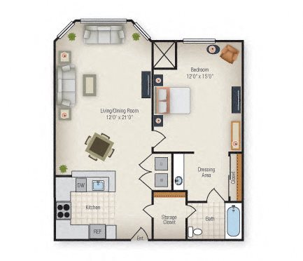 The Heron floor plan