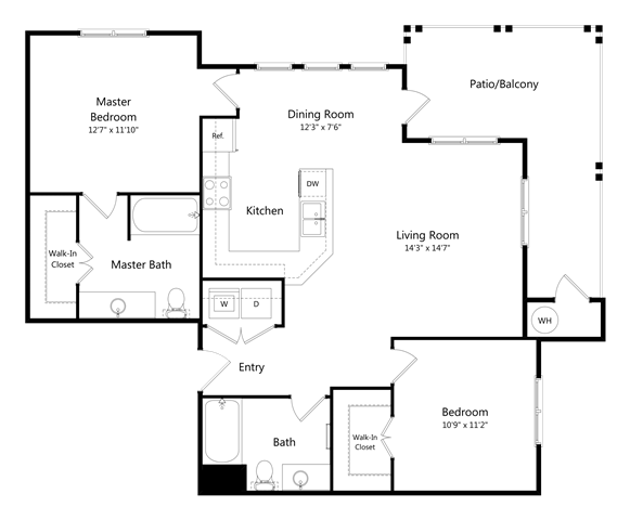 B3 - Barton Springs floor plan