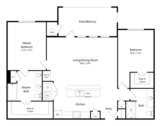 B5 - Zilker floor plan