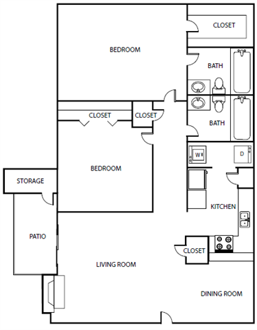 Lonestar - B1 floor plan