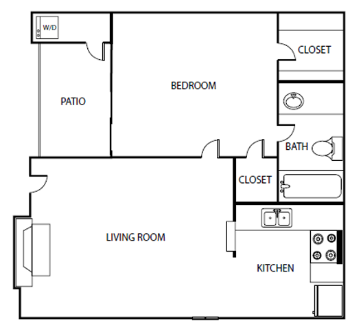 Zilker - A1/2 floor plan
