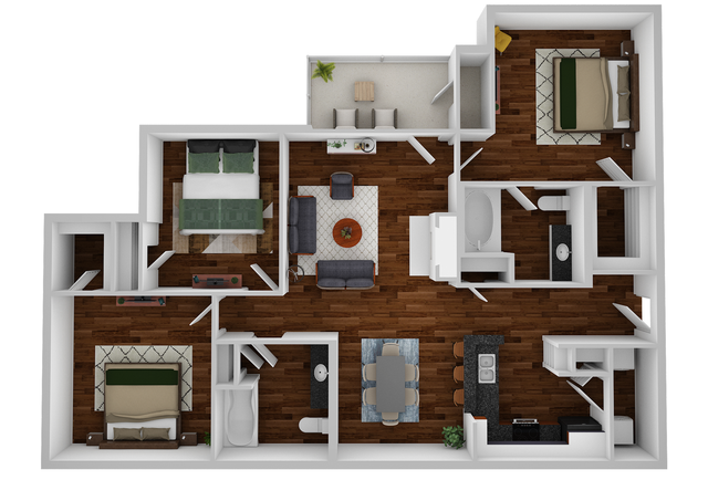 C - Tennessee floor plan