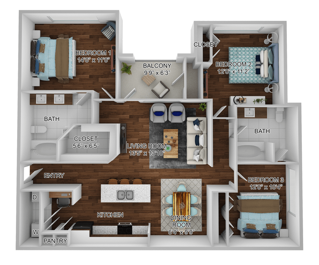 C - Tuscany floor plan