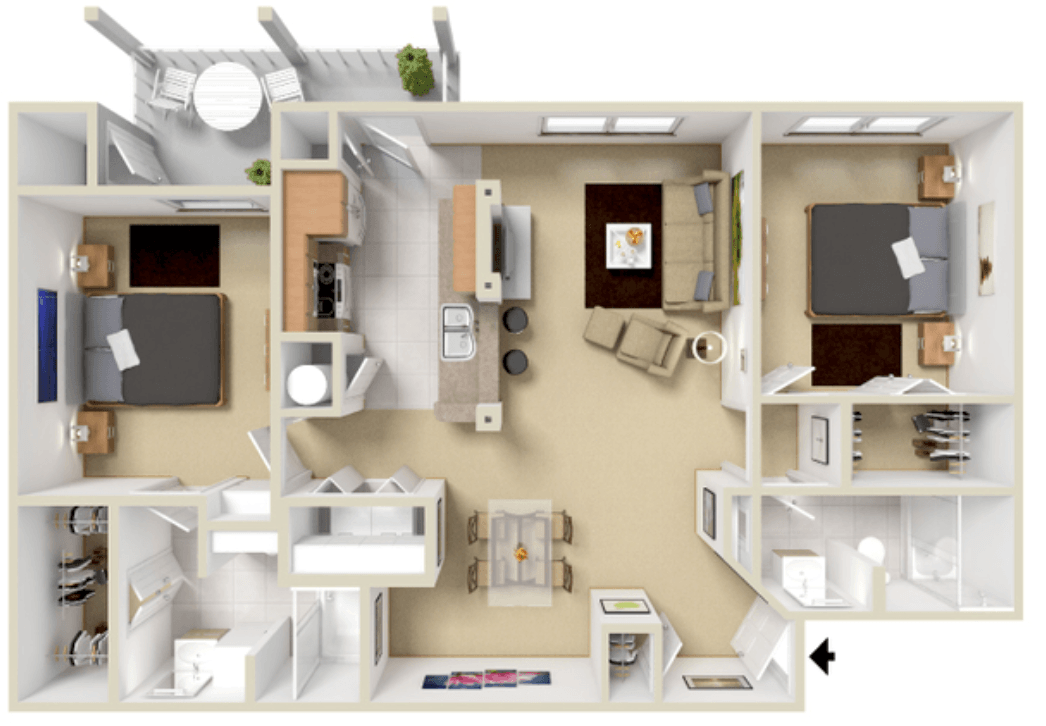 B3 - Yosemite floor plan