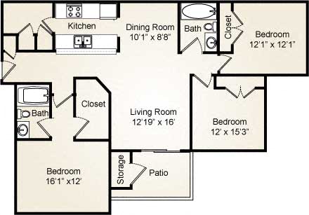 C - Yorktown floor plan