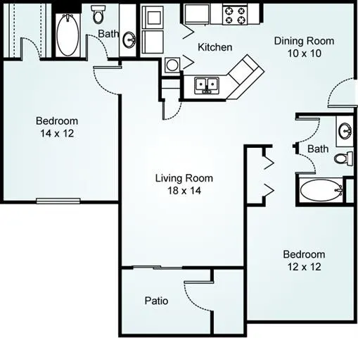 B - Magnolia floor plan