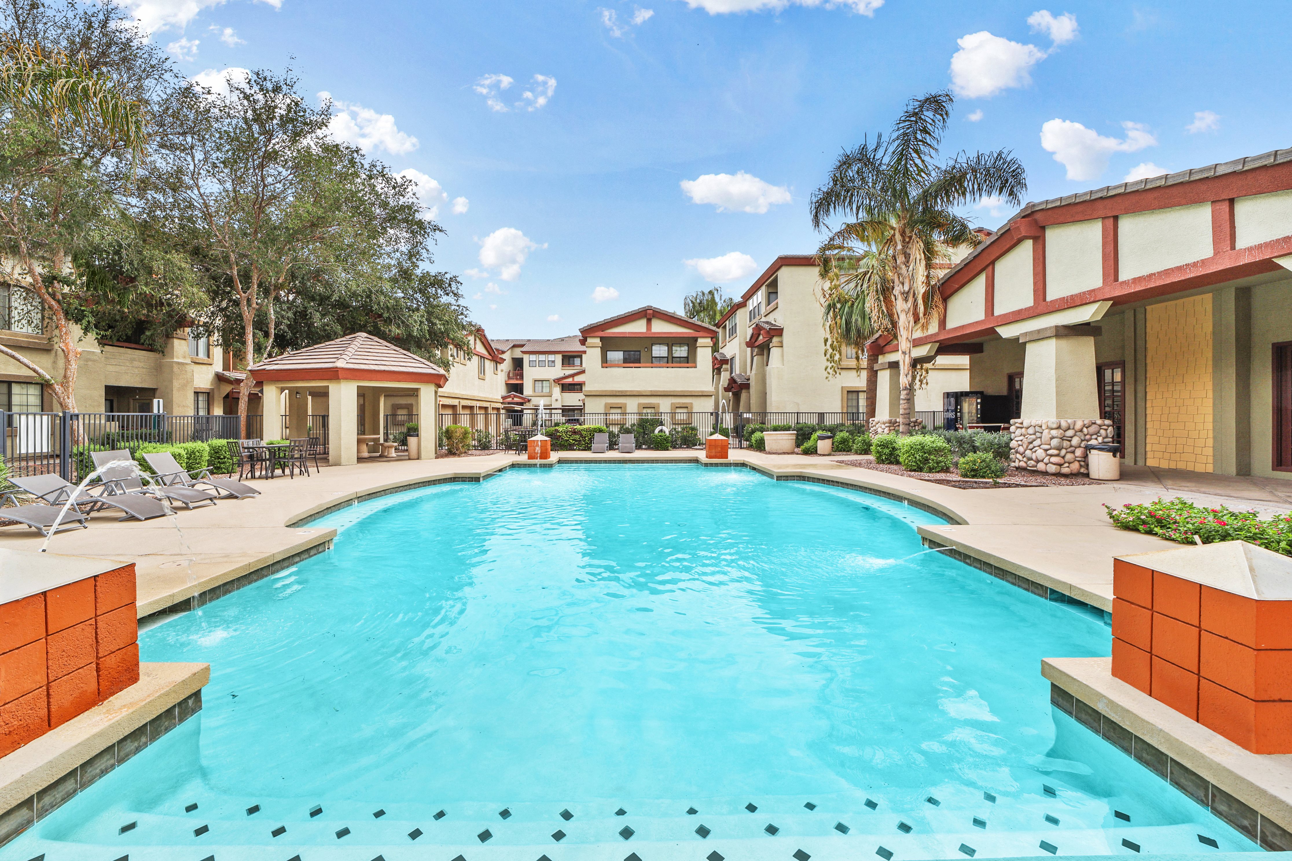 Swimming Pool with Lounge Seating