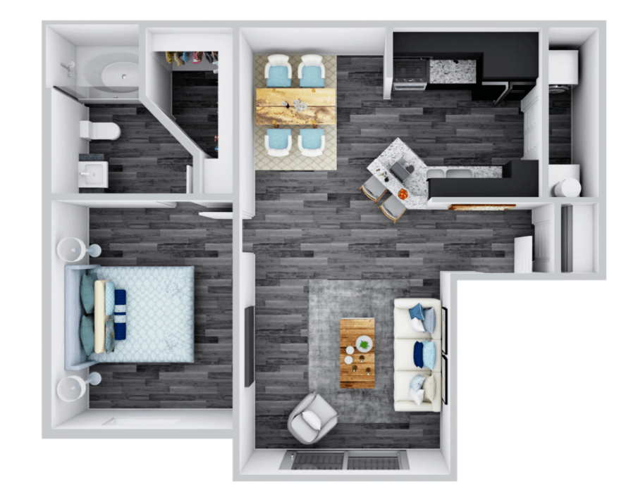 A floor plan