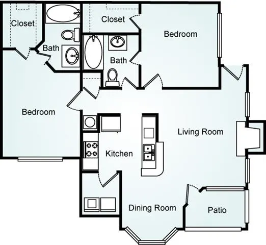 The Drake floor plan