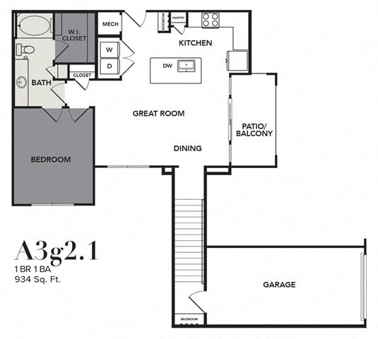 Floor Plan A3g2.1 Layout
