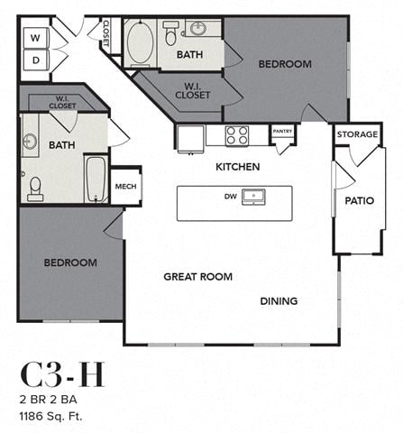 Floor Plan C3-H Layout