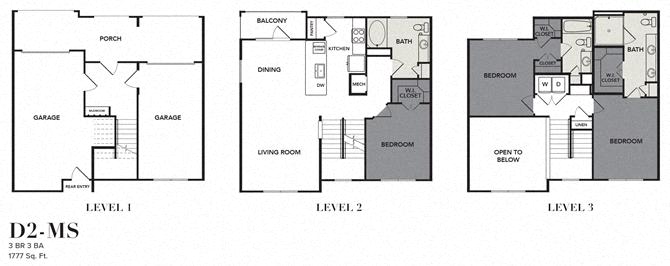 Floor Plan D2-MS Layout