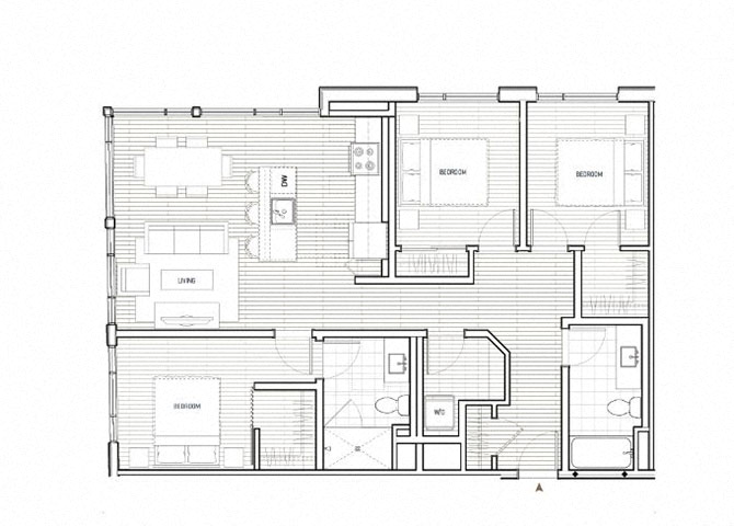 Floor plan layout diagram for C1