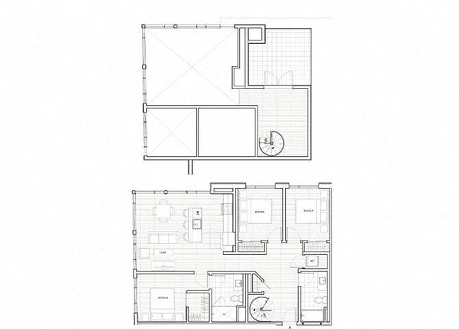 Floor plan layout diagram for C2