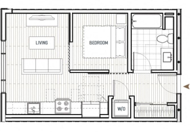 Floor plan layout diagram for S1