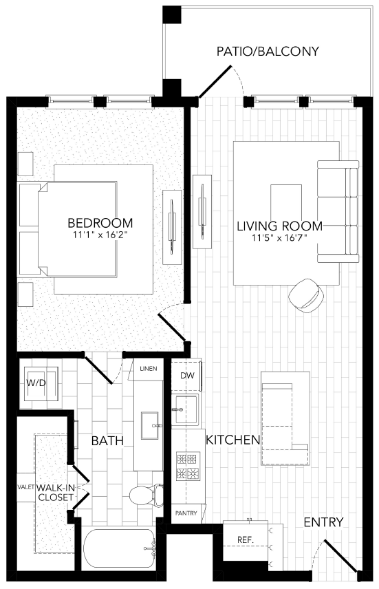 PVA12 Floor Plan at AVE Paradise Valley, Phoenix, 85032