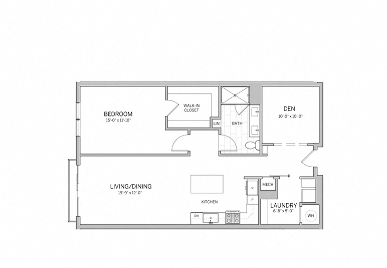 1 Bedroom - a26d Floor Plan at AVE Blue Bell, Blue Bell, PA, 19422