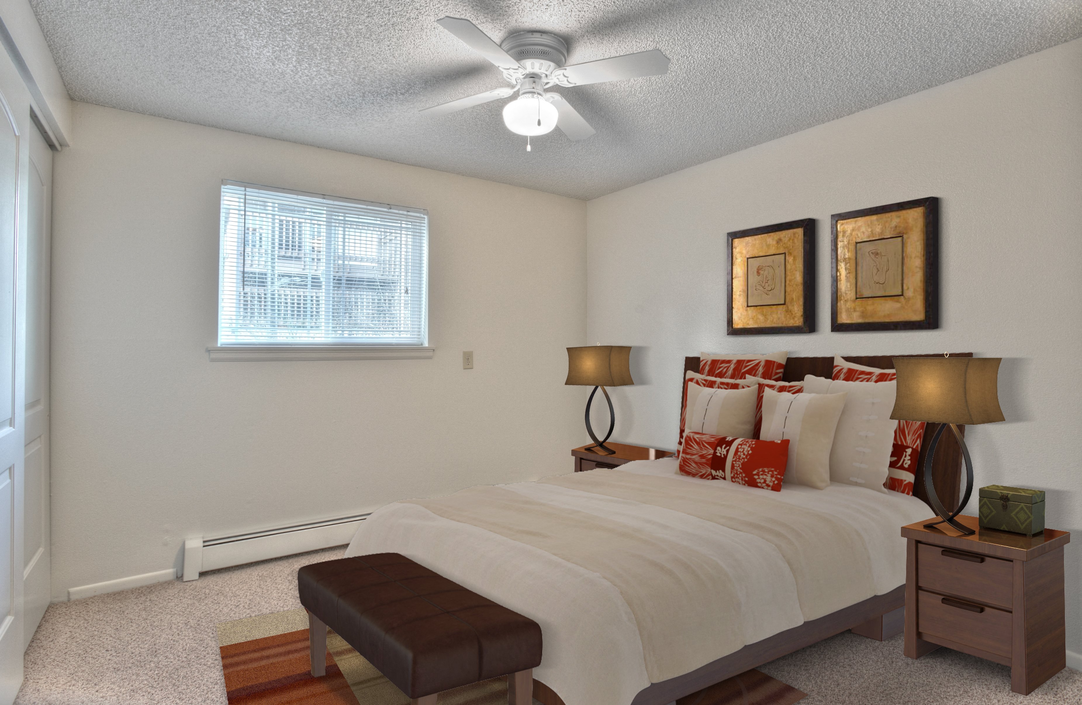 Bedroom in Village on Plum apartment