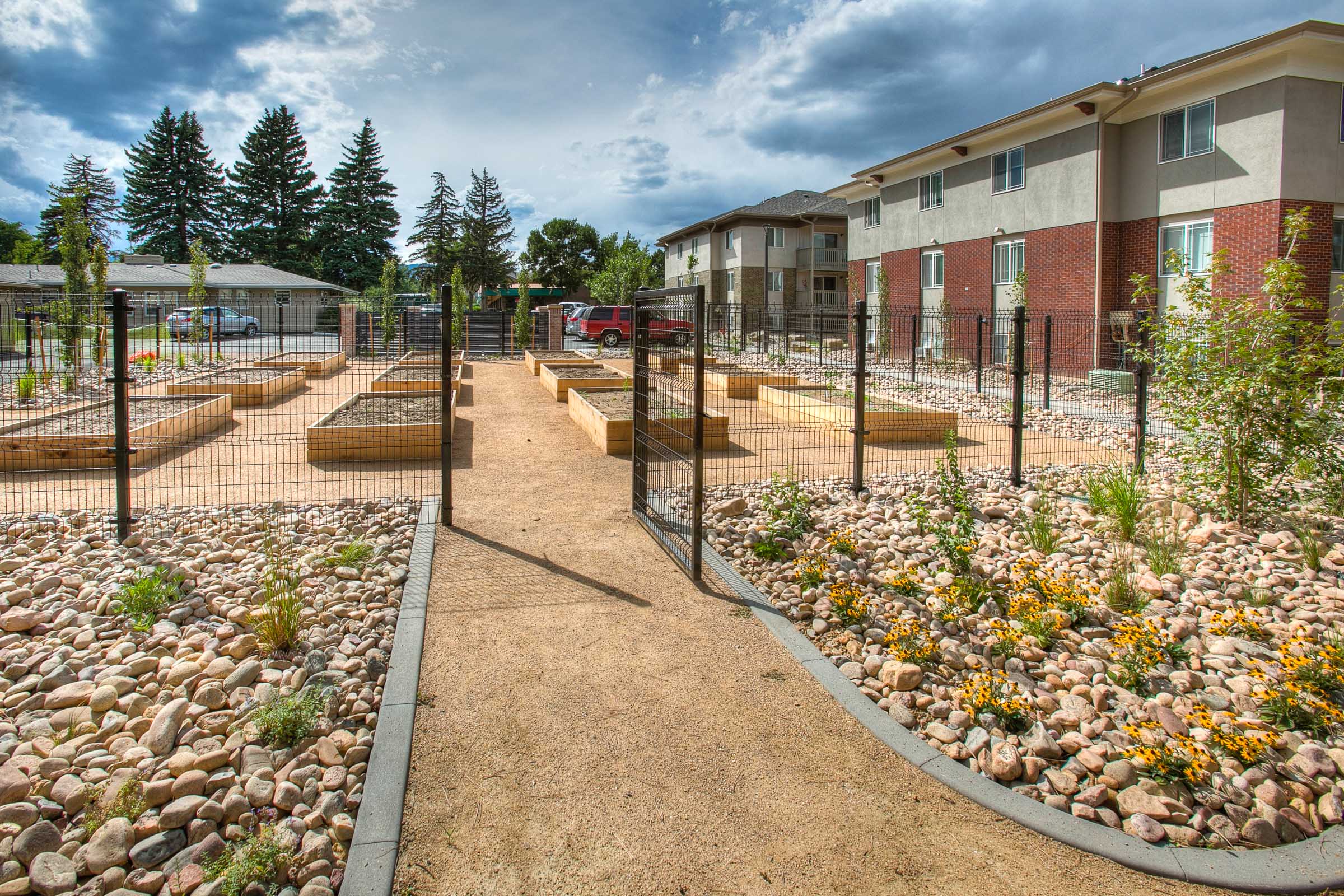 Community garden beds