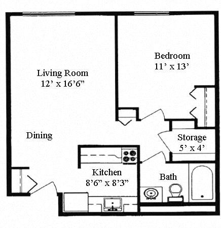 Floor Plans of Countryside Village-Yorkville in Yorkville, IL