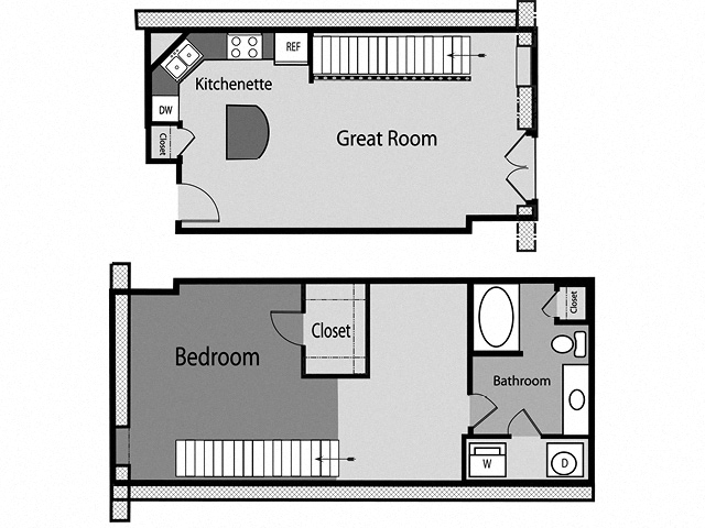 Floor plan layout diagram for A33