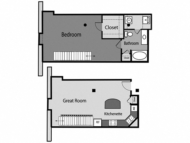 Floor plan layout diagram for A34
