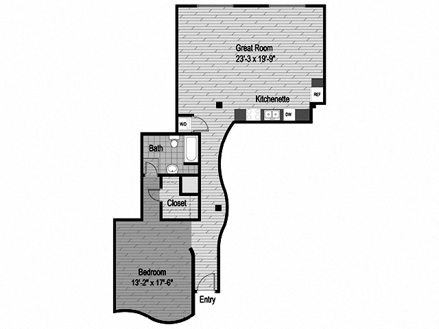Floor plan layout diagram for A41