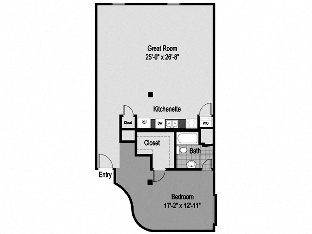 Floor plan layout diagram for A48