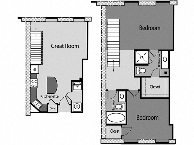 Floor plan layout diagram for B07