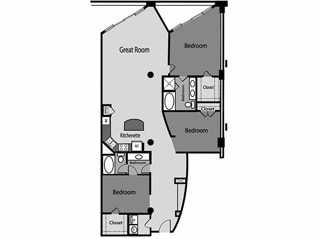 Floor plan layout diagram for C04