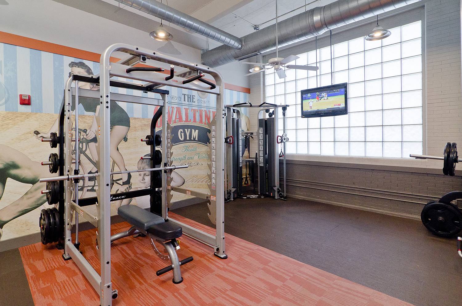 Ovaltine Court's fitness center