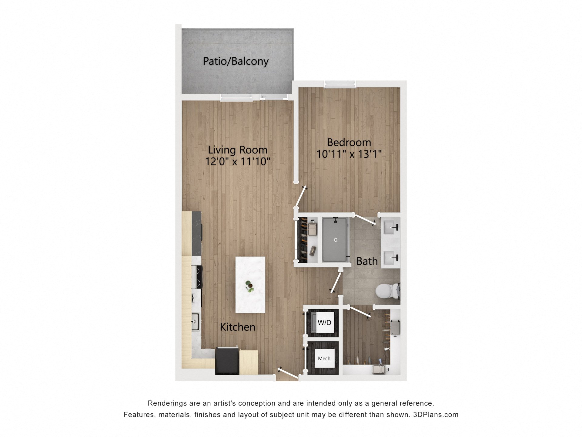 Floor plan layout diagram for A03