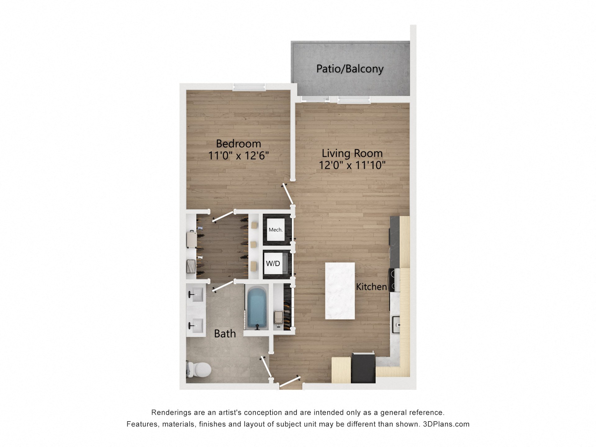 Floor plan layout diagram for A04