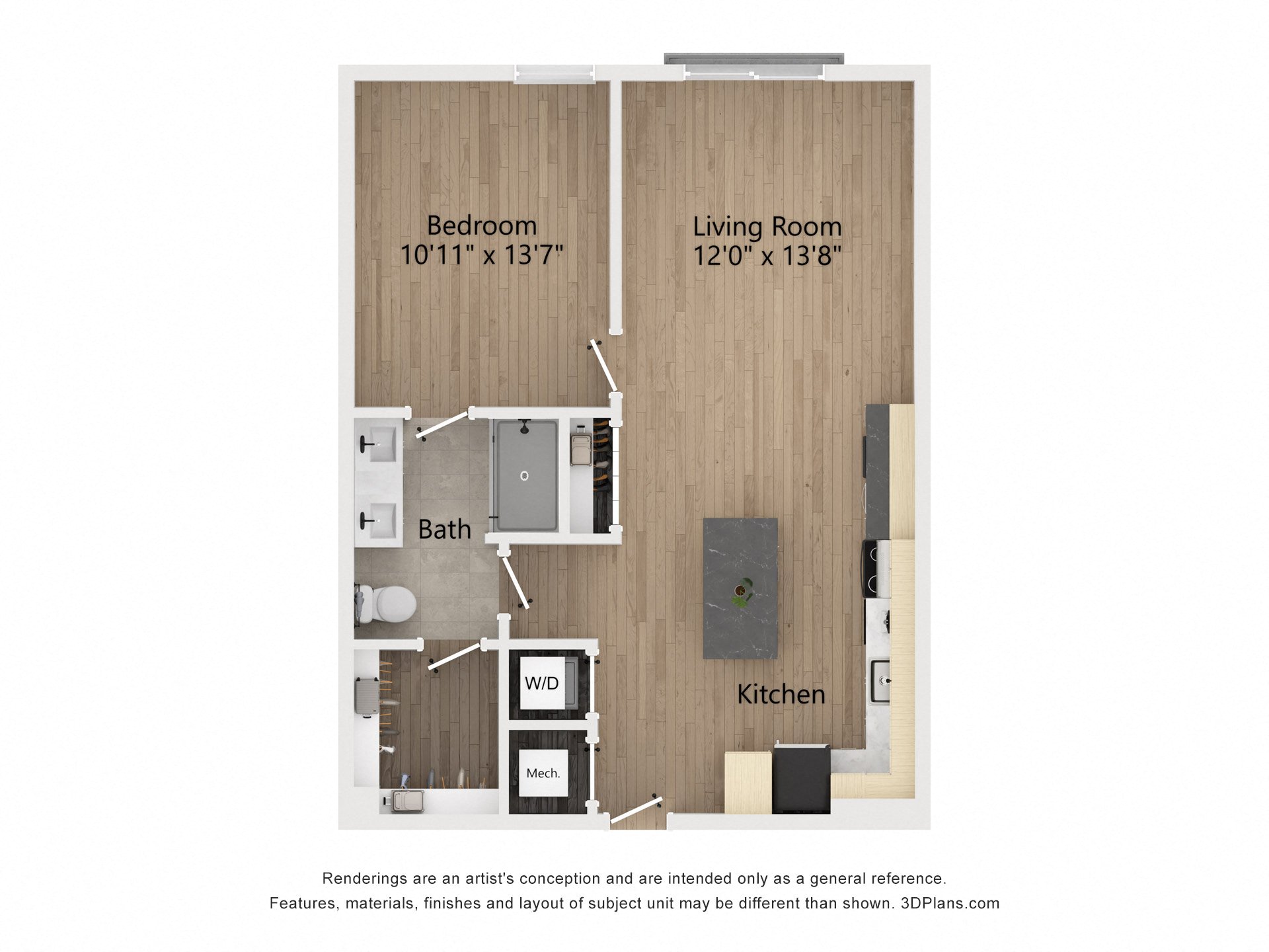 Floor plan layout diagram for A06
