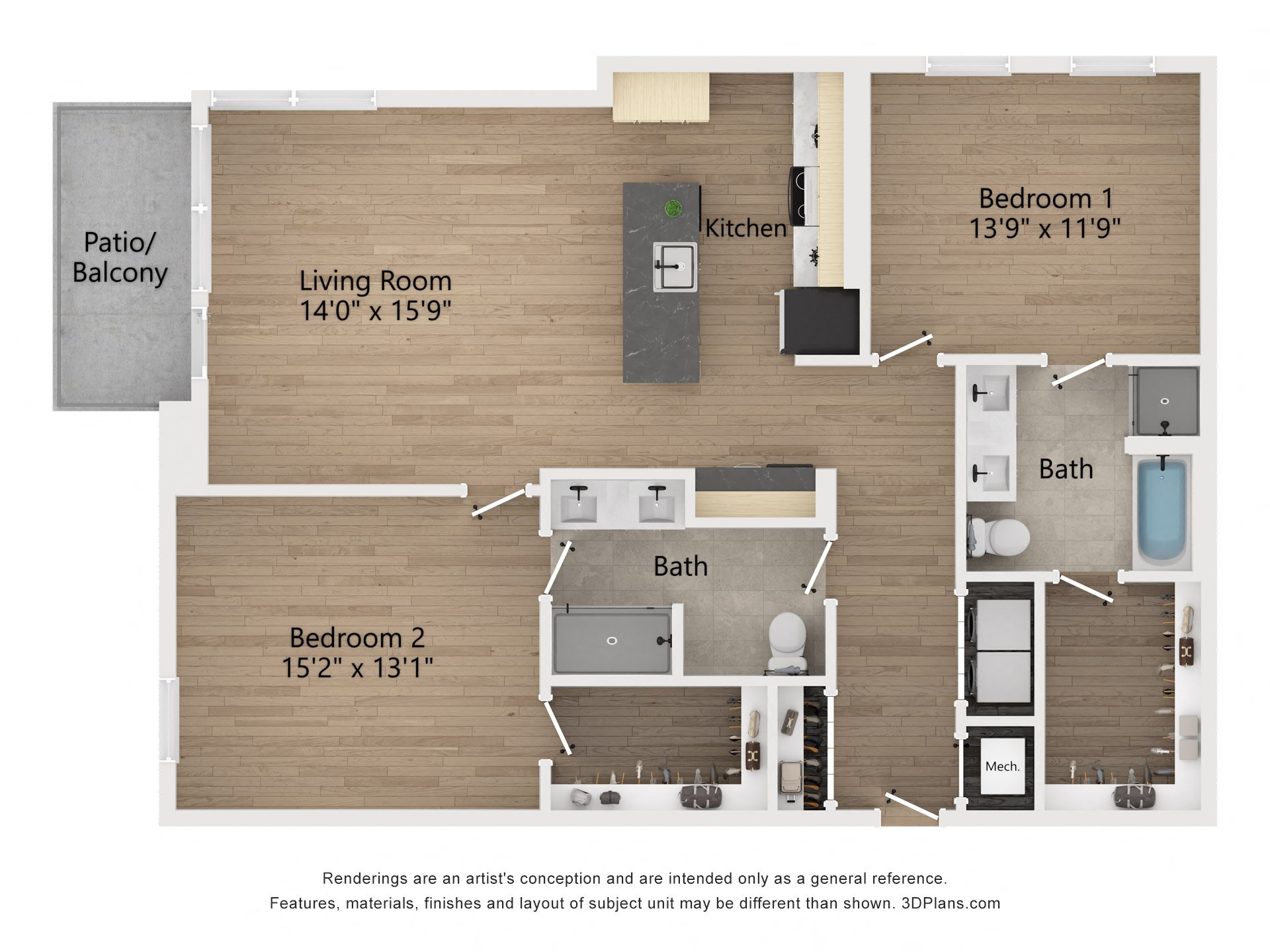 Floor plan layout diagram for B06