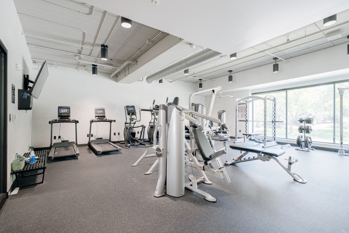 Haven at Uptown fitness center apartment fitness center at Haven at Uptown