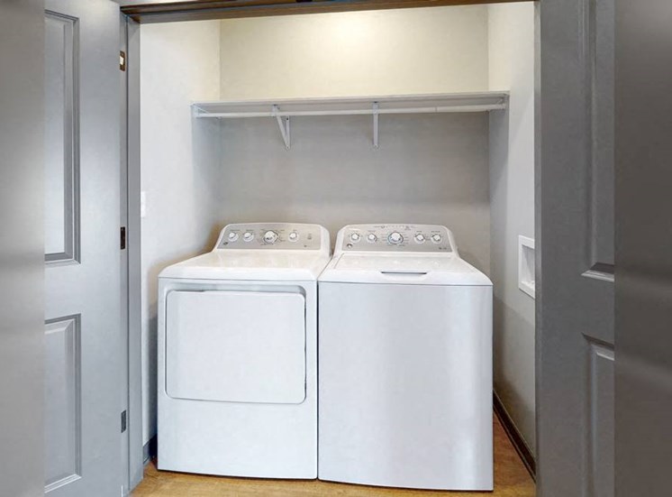 In unit washer and dryer at Haven at Uptown in Lincoln, NE