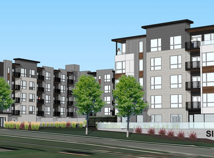 Exterior rendering of Haven at Uptown apartment community in Lincoln, NE
