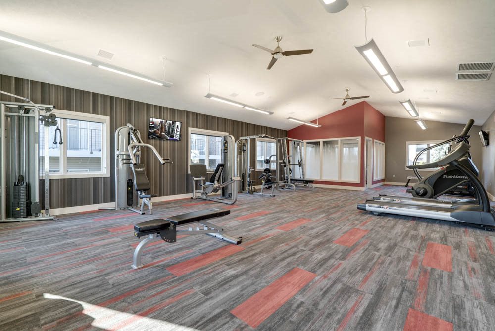 New fitness center at Highland View Apartments in north Lincoln NE 68521