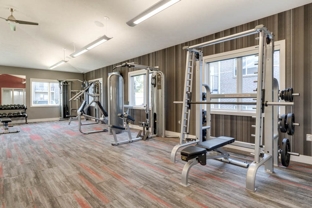 New gym at Highland View Apartments in north Lincoln NE 68521