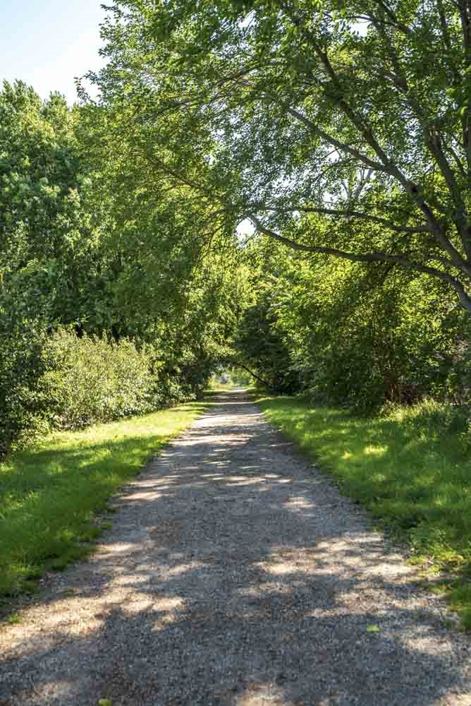 City trail located conveniently next to The Villas at Mahoney Park