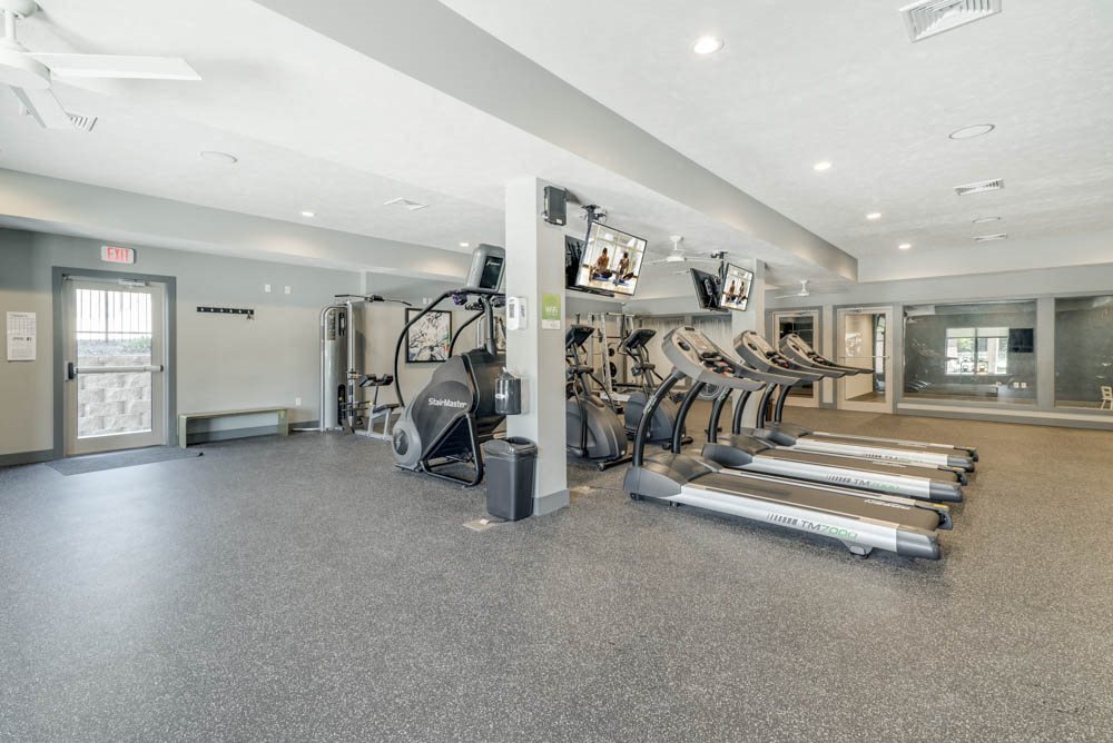 24 hour fitness center at The Villas at Mahoney Park