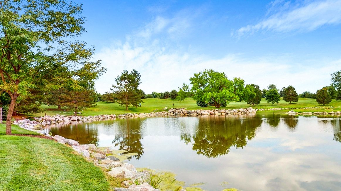 Golf course and  water feature views are available to some of our beautiful floor plans at The Villas at Wilderness Ridge luxury apartments in southwest Lincoln NE 68512