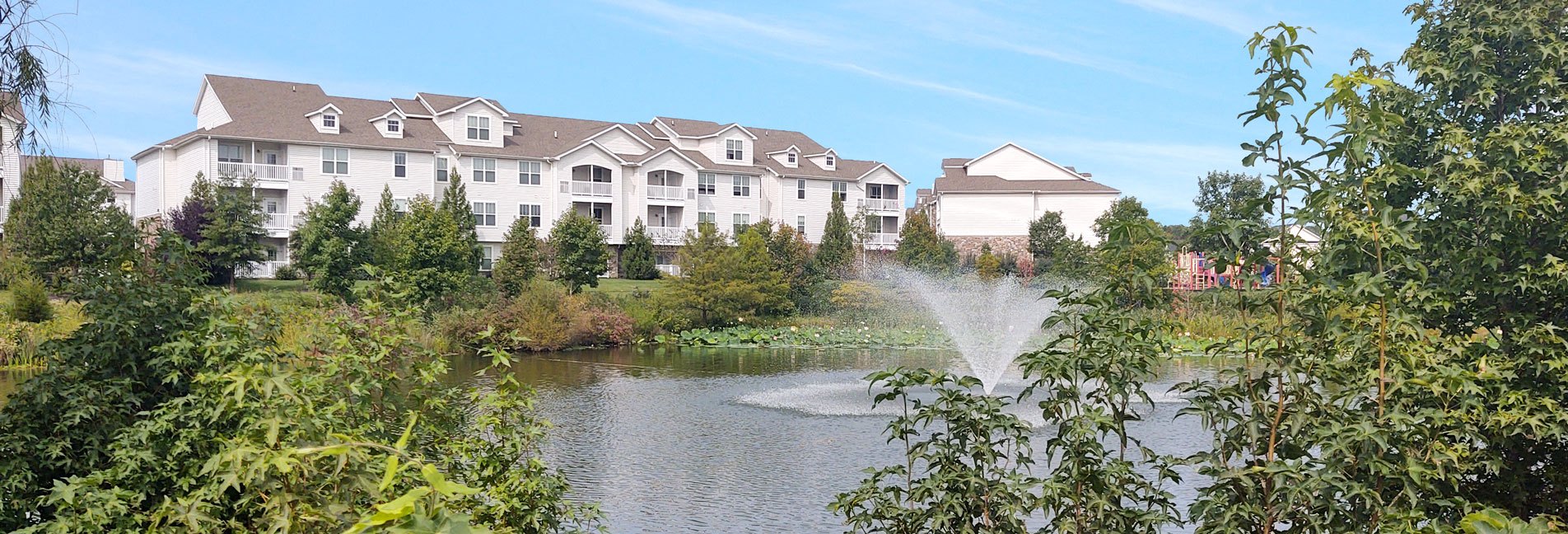 Apartment Exterior Fountain