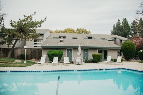 A view of the pool at Sundance.