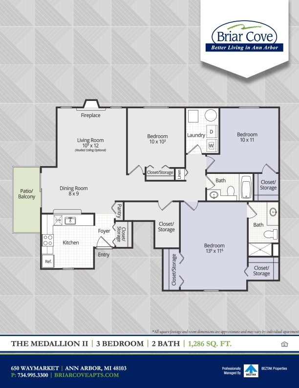 Medallion 2 floor plan