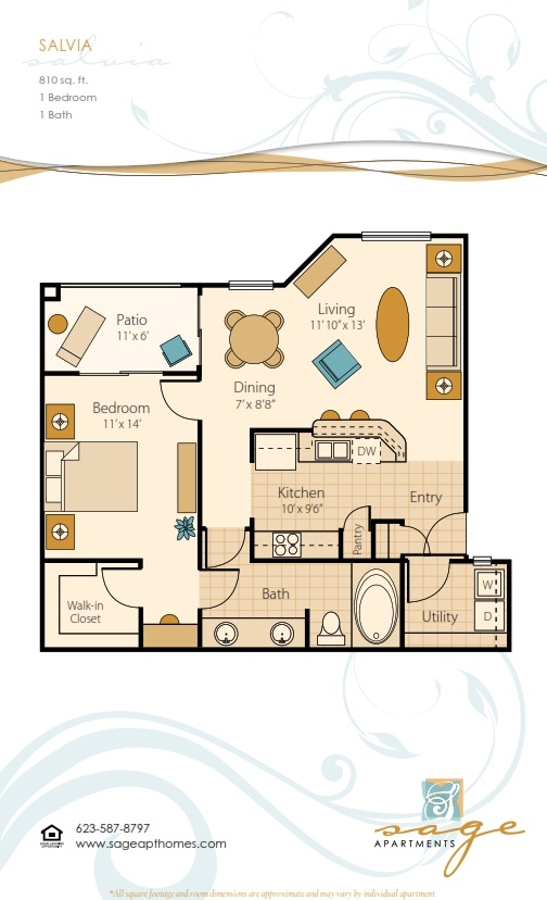 Salvia floor plan