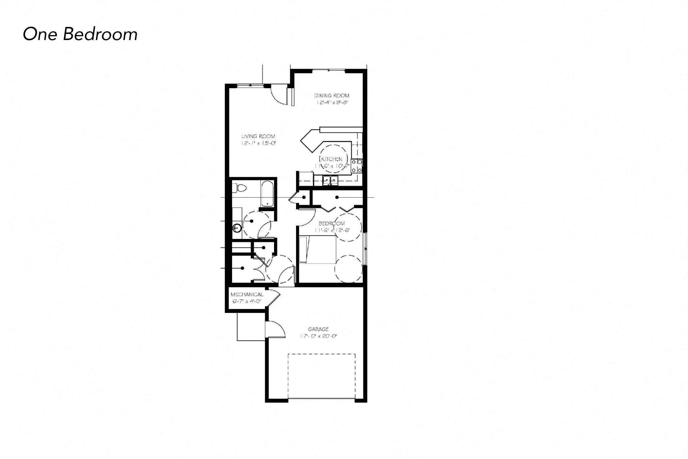 Floor Plans of Rush Creek Townhomes in Rushford, MN